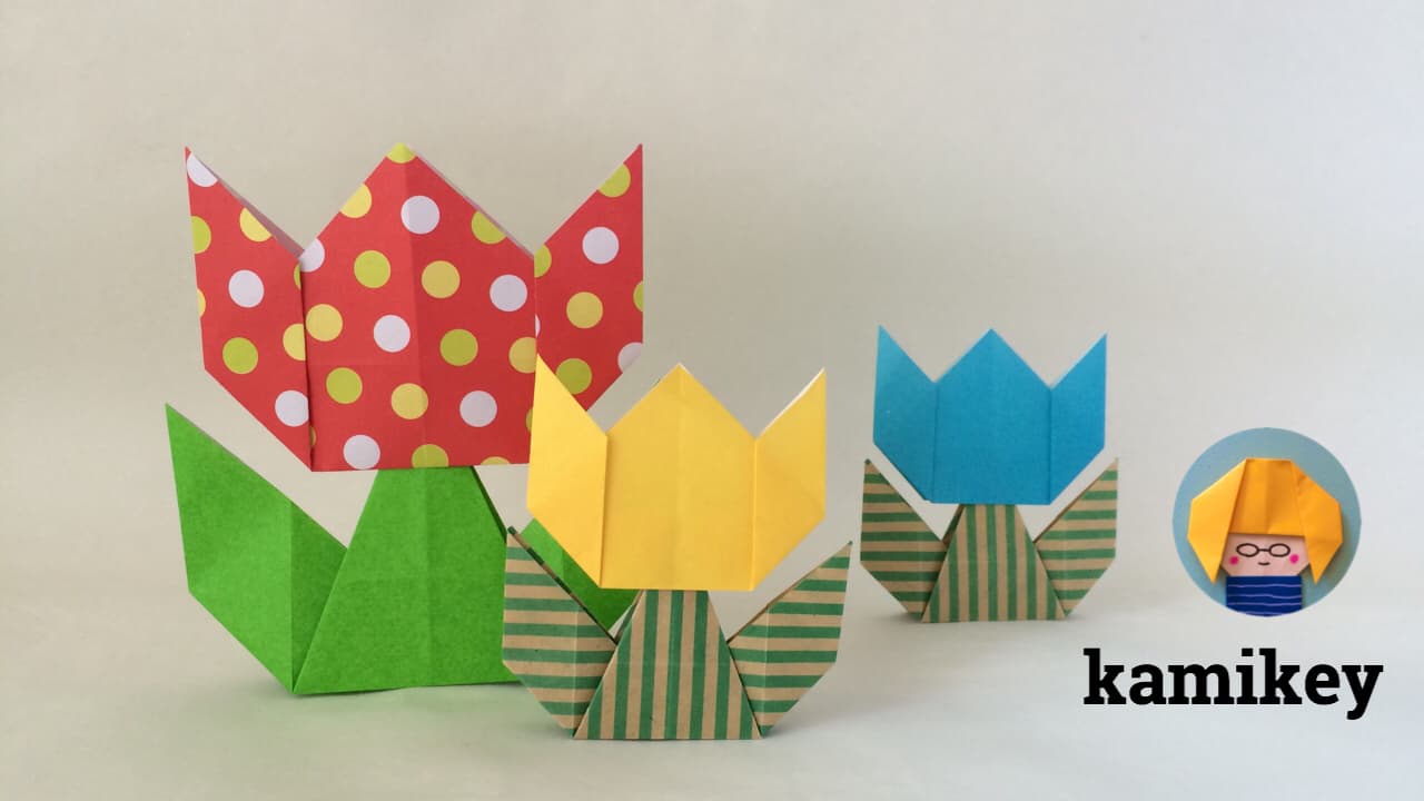 チューリップ origami by カミキィ