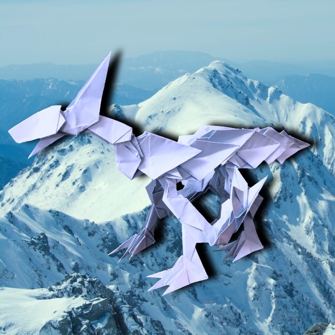 作品No.358「フロストザウルス」 26枚 origami by りょうすけ@組み立て折神工房Assembly Origami Workshop