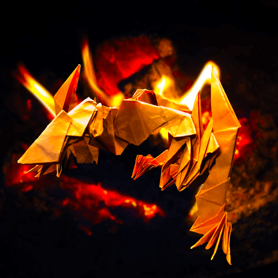 作品No.359「古代合獣ネメシス・ビースト」24枚 origami by りょうすけ@組み立て折神工房Assembly Origami Workshop