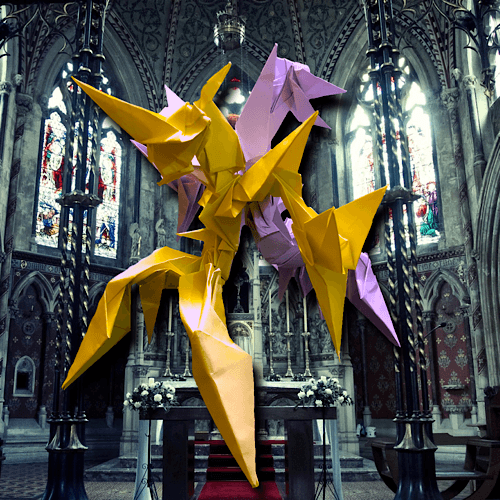 「聖邪龍像」 20枚 origami by りょうすけ@組み立て折神工房Assembly Origami Workshop