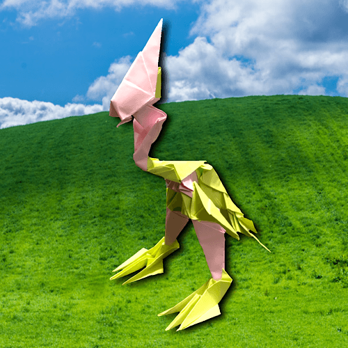 「トンデルキュア」 14枚 origami by りょうすけ@組み立て折神工房Assembly Origami Workshop