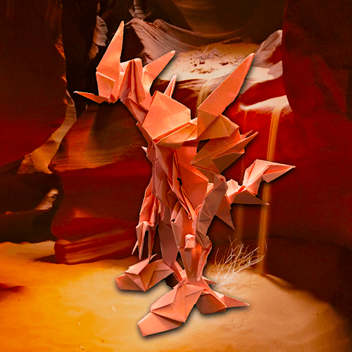 「ネードラ」 23枚 origami by りょうすけ@組み立て折神工房Assembly Origami Workshop