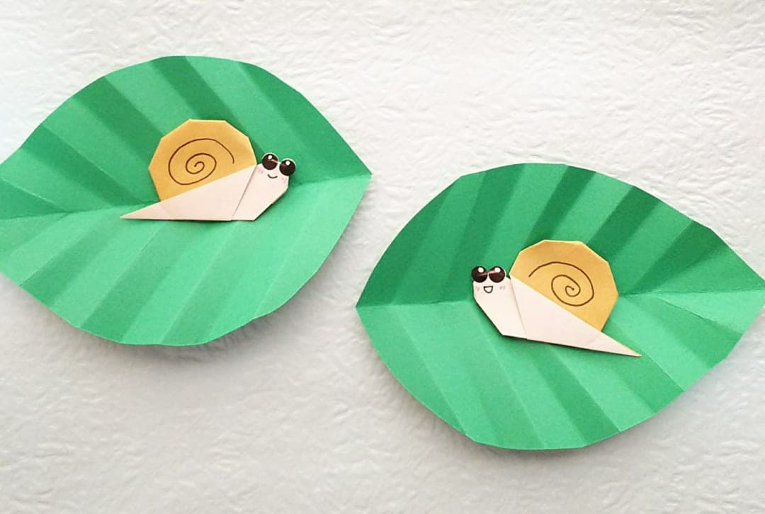 かたつむり②ツノなしバージョン origami by ダイちゃん hiroko_daichan