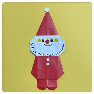you_and_me_25さんによるまん丸お顔のサンタさんの折り紙