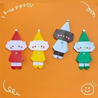 帽子ねこ(くま)🐱🐻 origami by you_and_me_25