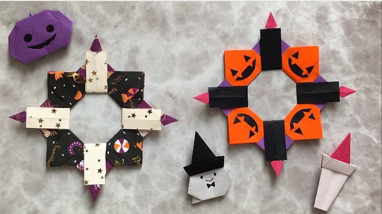 キャンドルリース origami by Oriya小町