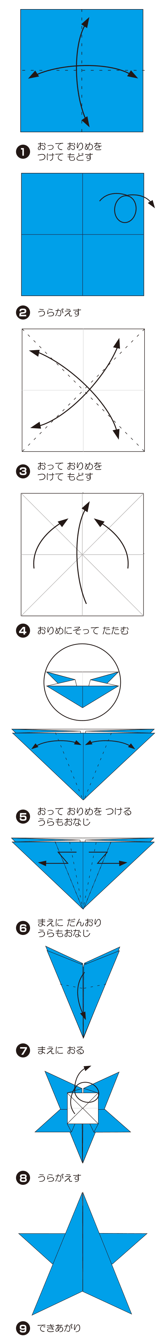 いちまいぼし オリカタ