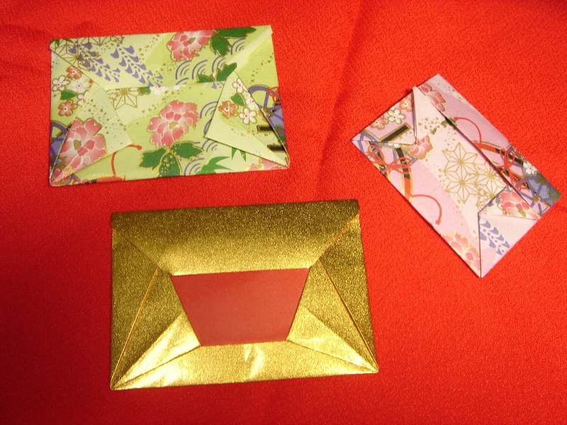 Oriya小町さんによるぽち袋の折り紙