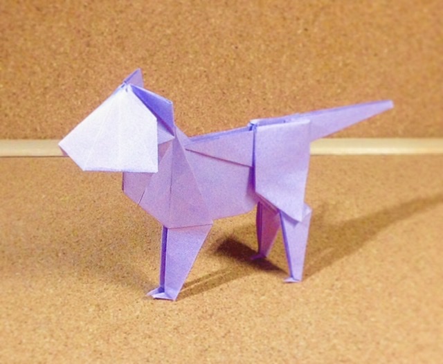 竹内ケイさんによるネコの折り紙