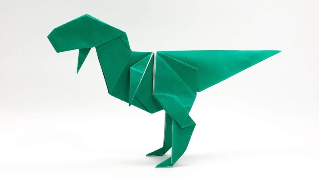 さくBさんによるティラノサウルスの折り紙