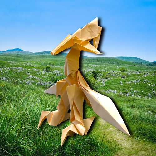 りょうすけ@組み立て折神工房Assembly Origami Workshopさんによる「スティリア」 12枚の折り紙