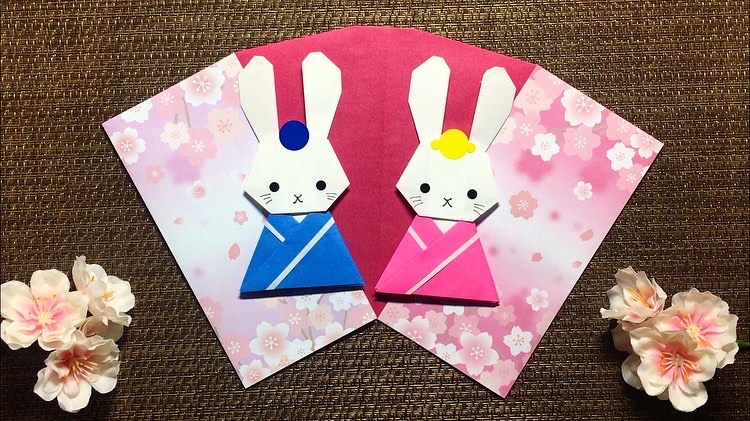 Oriya小町さんによる屏風飾りの折り紙