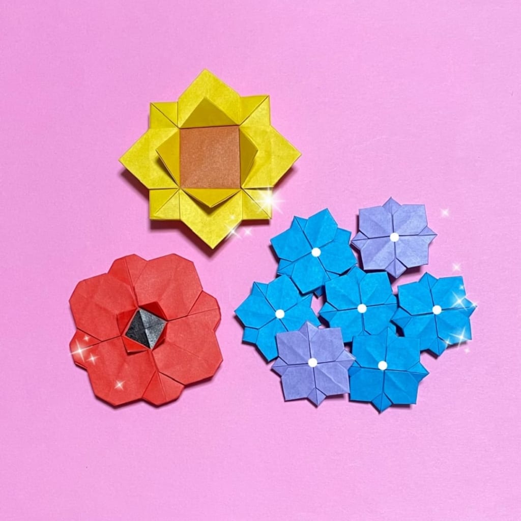 you_and_me_origamiさんによるお花の折り紙