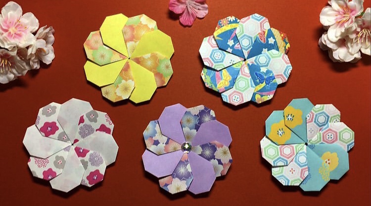 Oriya小町さんによる和花(わか)の折り紙
