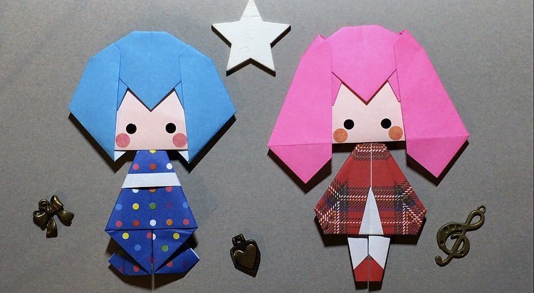 Oriya小町さんによるドール服「リトルドール〜アルト&ソプラノ」の折り紙